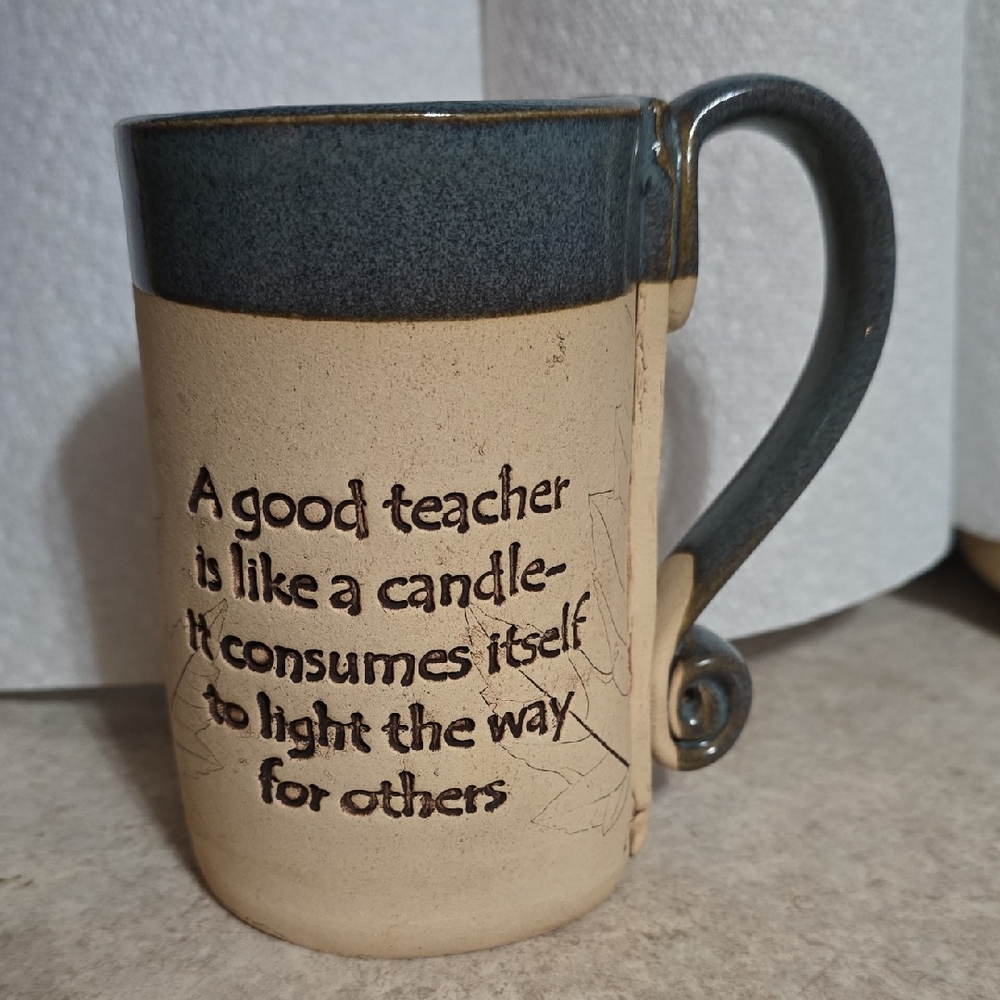 Inspirational Teacher Ceramic Pottery Mug